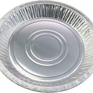 10″ (Rim to RIm 9-5/8″) Disposable Aluminum Pie Pans #1042- Pack of 12