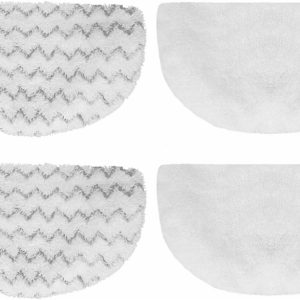 4 Pack Steam Mop Pads Fits Bissell PowerFresh 1940 1806 1440 1544 2075 Series; Model 19402, 19404, 19408, 1940A, 1940Q, 1940T, 1940W, Part# 5938#203-2633