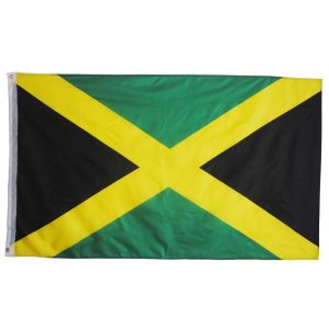 Jamaica Polyester Flags 3×5 Ft, Jamaican National Flag with Brass Grommets – Bright Color and UV Protection