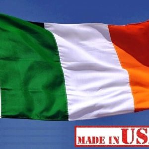 US Flag Factory 3×5 FT Ireland Irish Flag (Sewn Stripes) Outdoor SolarMax Nylon – Made in America – Premium Quality