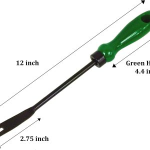 BFA Fresh Garden Tools – Short Handle Landscaping Steel Weeder for Lawn, Garden Weeding