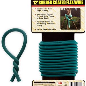 Ind Tools 12-Ft Rubber-Coated Flex Plant Wire – Support Plant Vines, Stems & Stalks – Easy Cut to Size (Original Version)