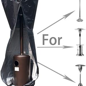 Gas Patio Heater Cover with Zipper, Standing Propane Heater Covers for Home Outdoor Garden Treasure 89inch