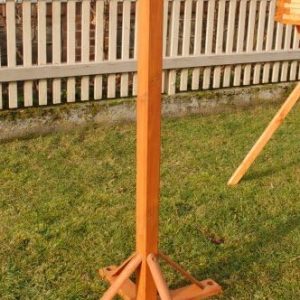 Bird House Stand for Fixing to The Ground 1.2 m, Brown
