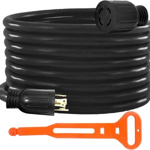 Mophorn Generator Extension Cord, Black